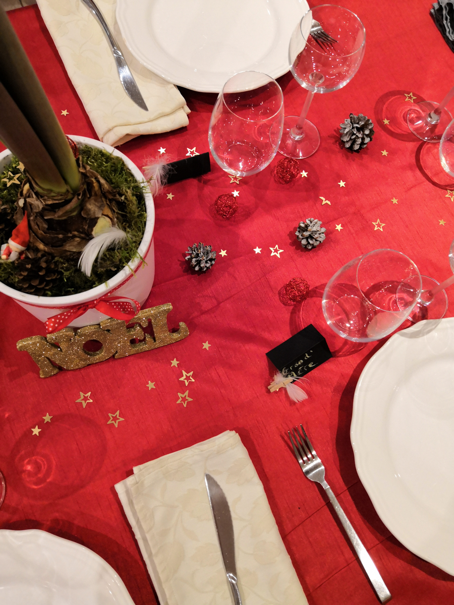 Décoration table Noël
