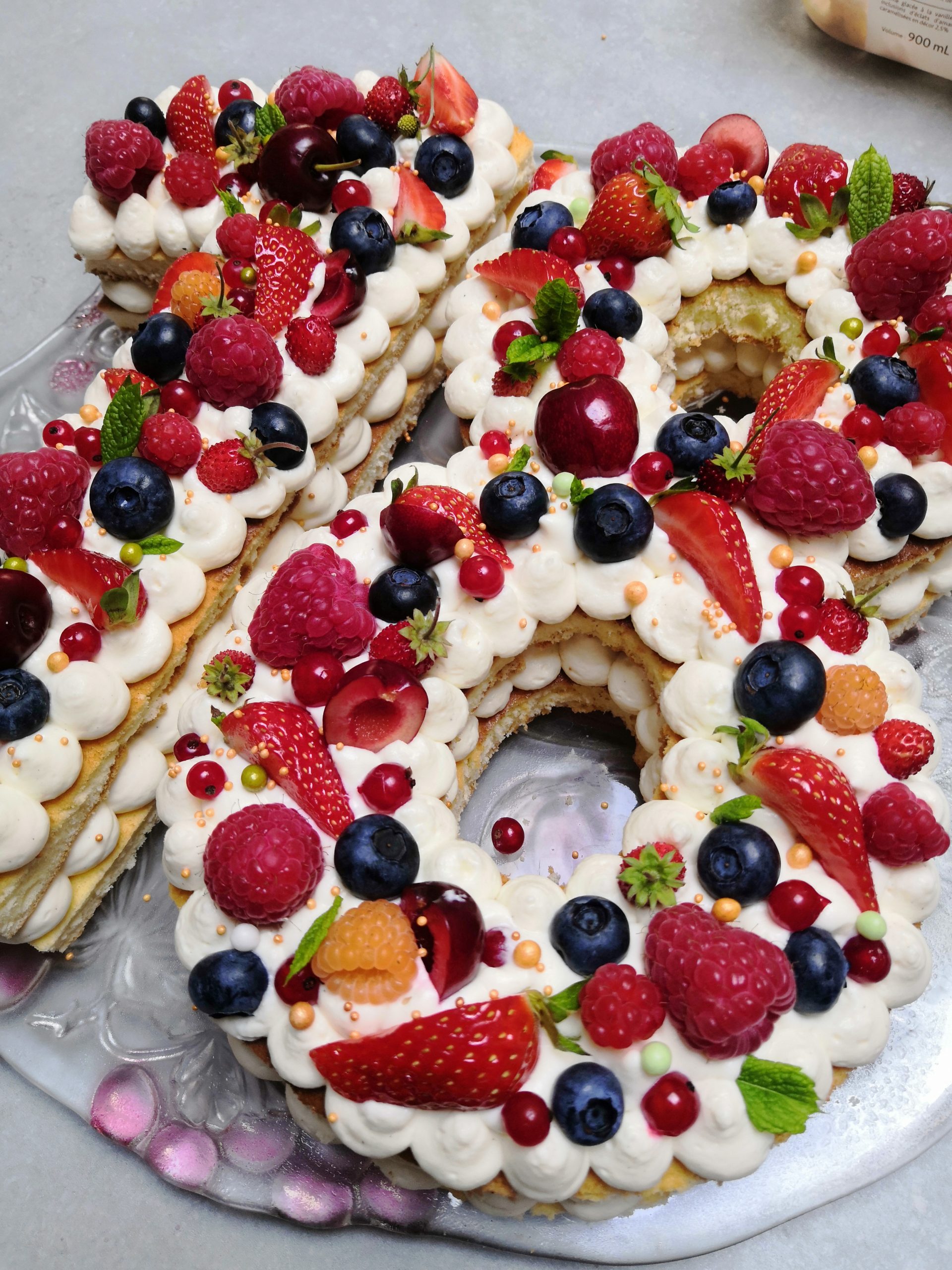 Number cake ( avec ou sans gluten) Du côté de chez Laure